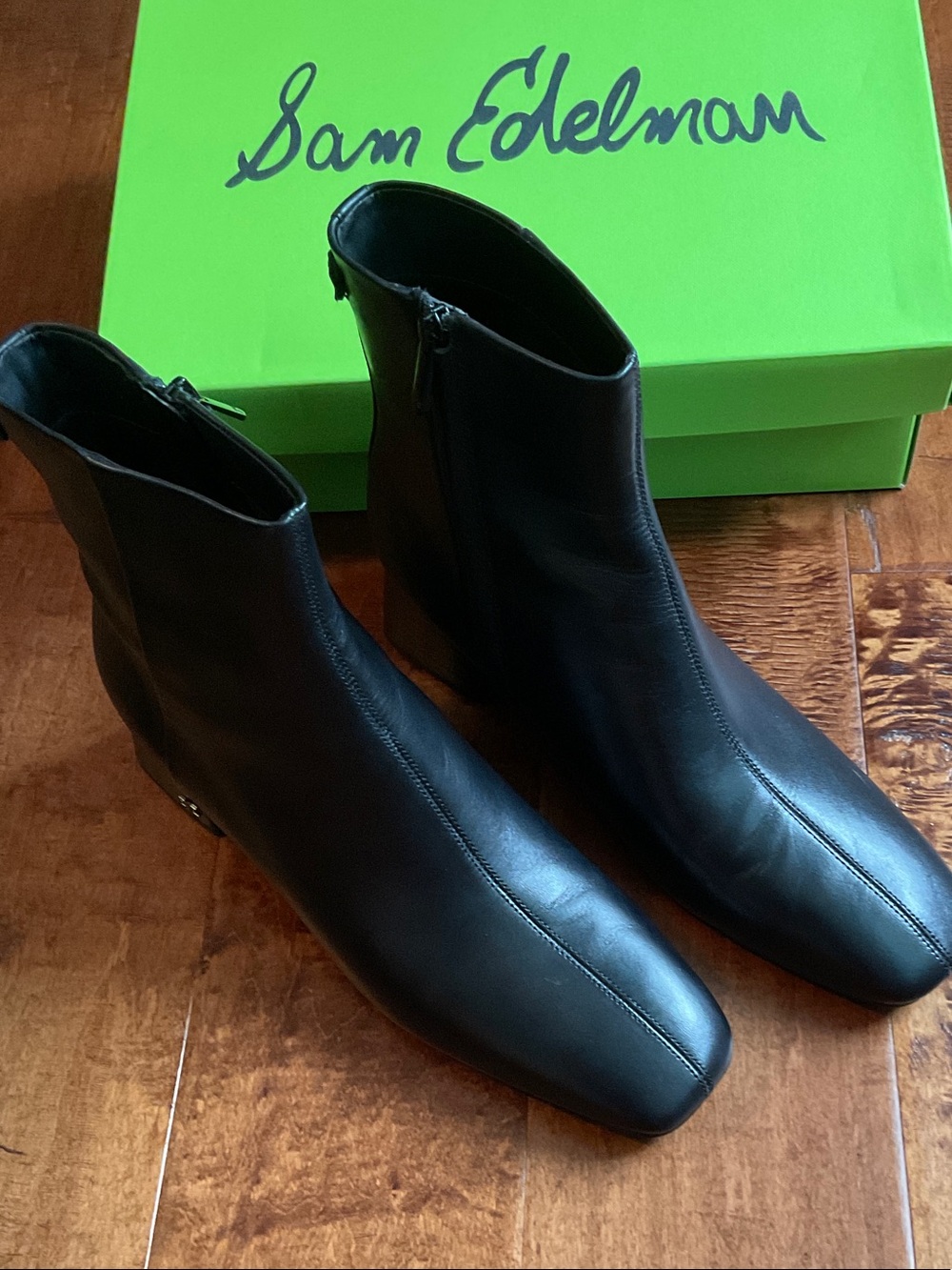 Black Leather Boot
